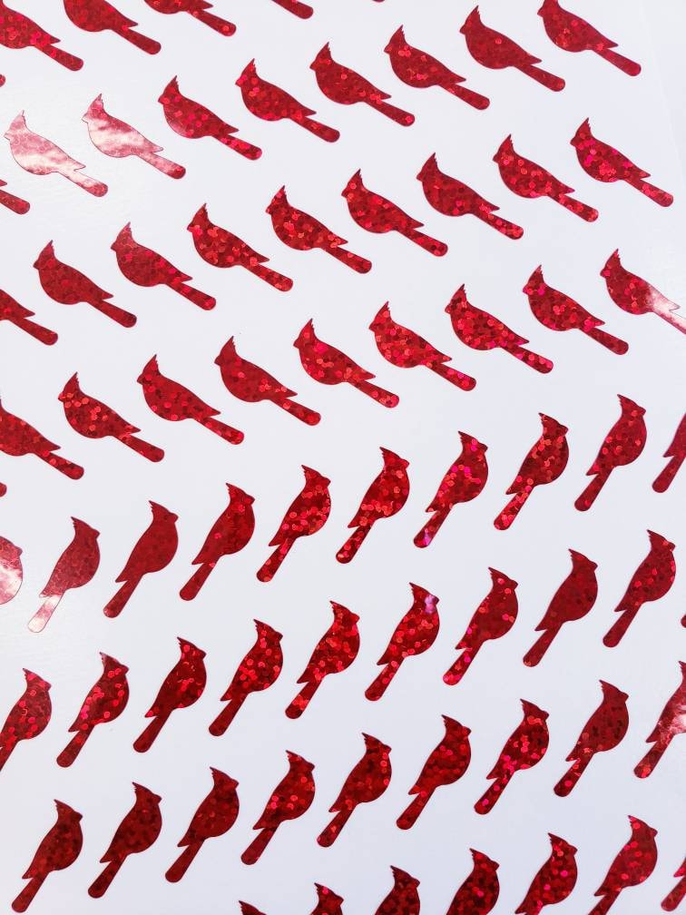 Cardinals shoes! Hand-Painted with glitter vinyl! Whole sizes