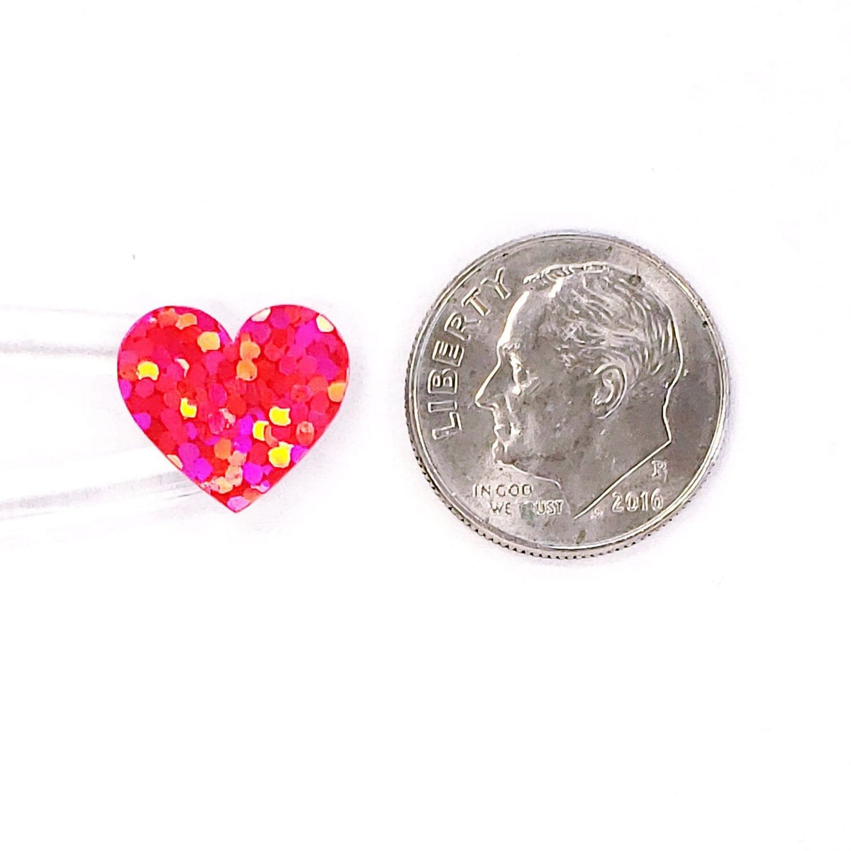 Pink Hearts Sticker Sheet. Set of 104 sparkly vinyl heart decals for planners, notebooks, journals, charts and crafts. Half inch hearts.