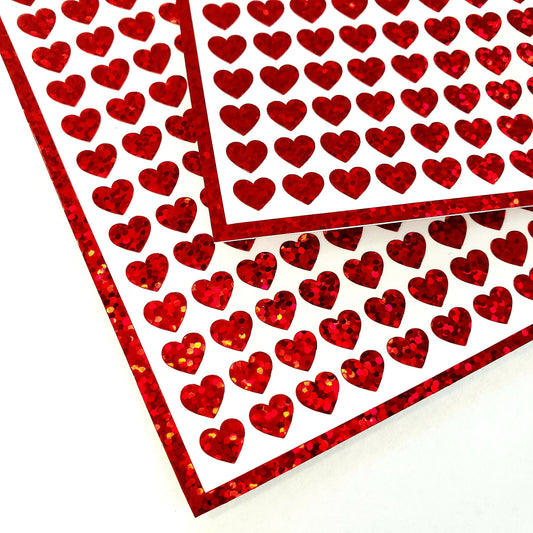 Red Hearts Stickers