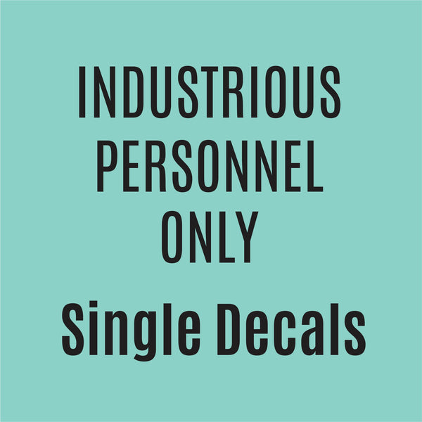 SINGLE DECALS: Soaps, Sanitizers, Lotion, Sugars & Syrup