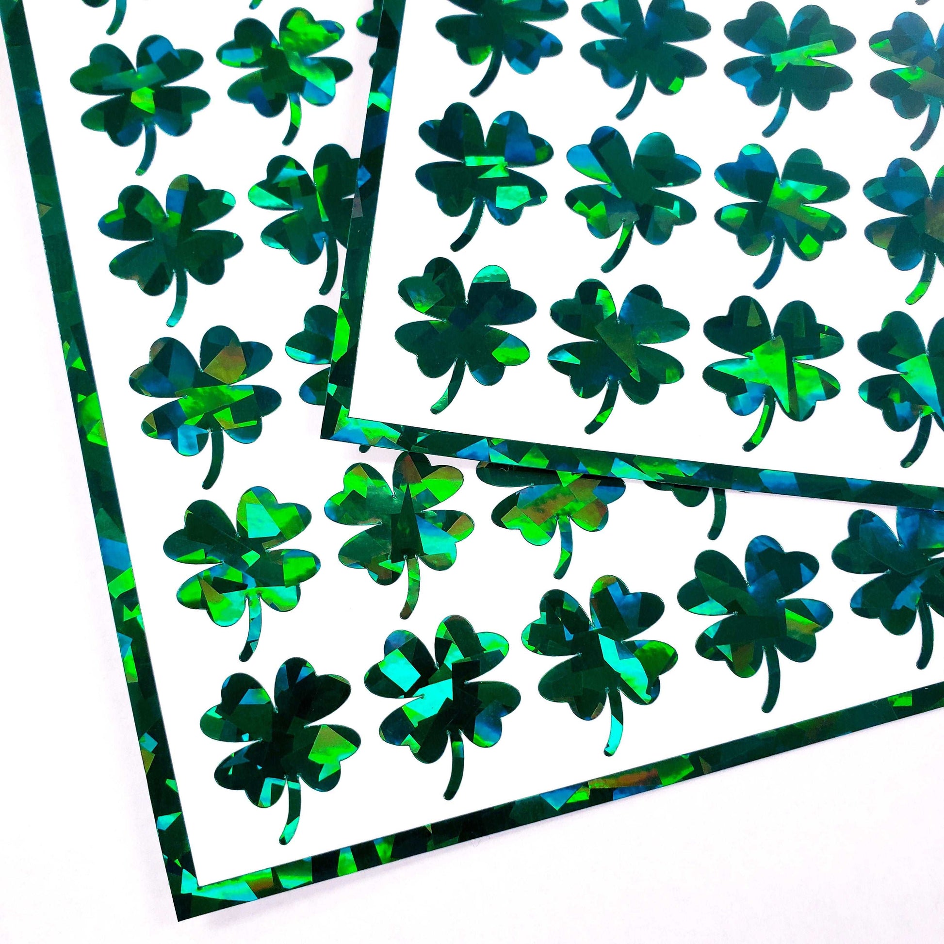 Lucky Clover Stickers, set of 48