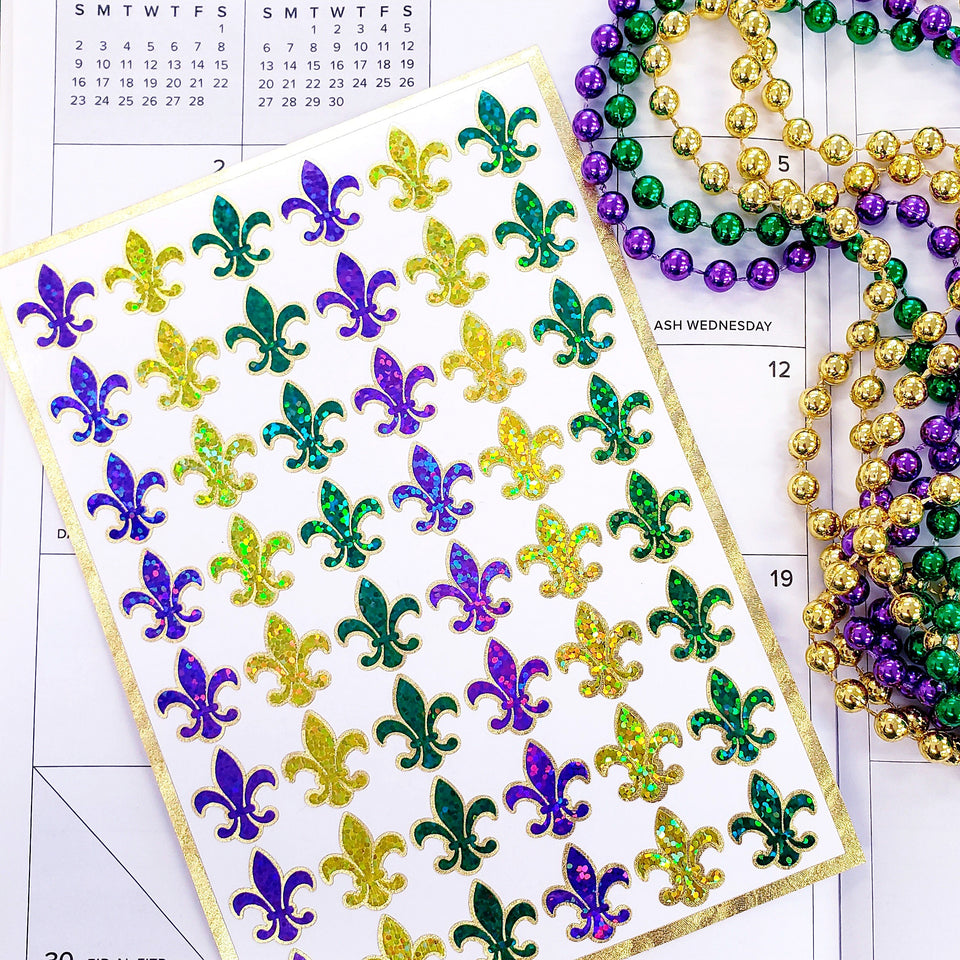  Mardi gras stickers