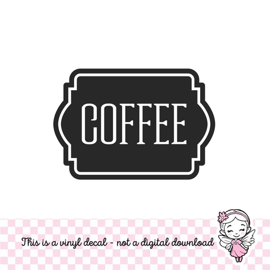 Coffee Decal