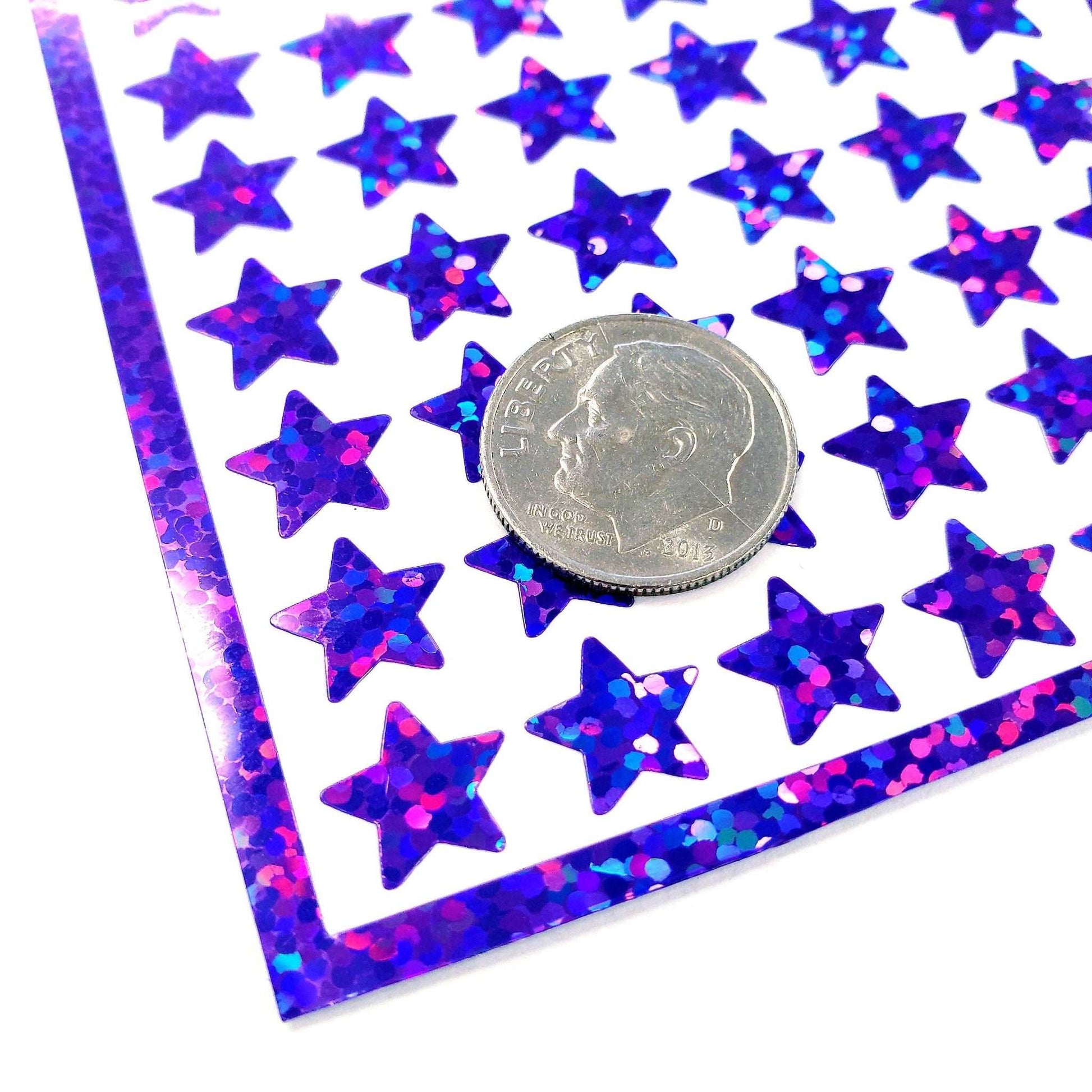 Purple Stars Sticker Sheet