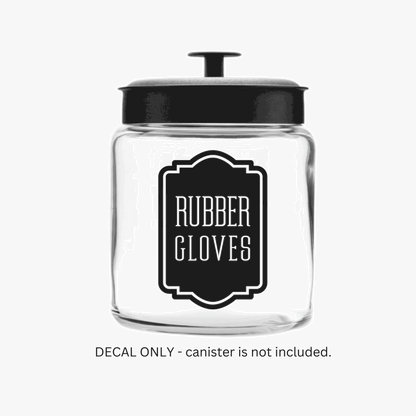 Rubber Gloves Decal