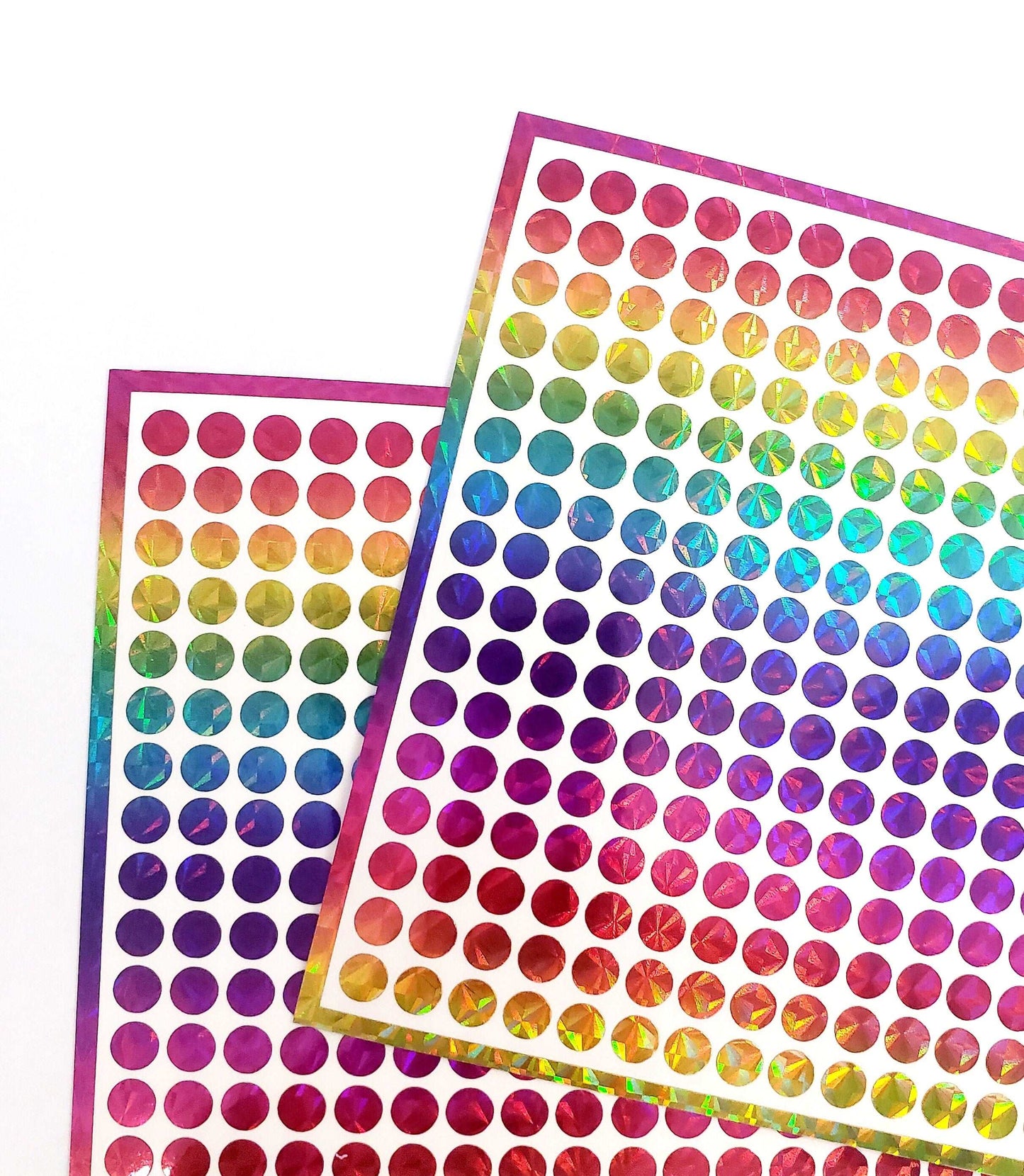 Rainbow Dots Sticker Sheets