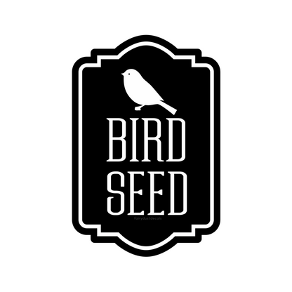 Bird Seed Decal