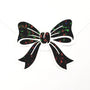 Black Bow Stickers, set of 20
