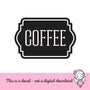 Coffee Decal