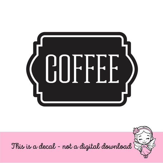 Coffee Decal