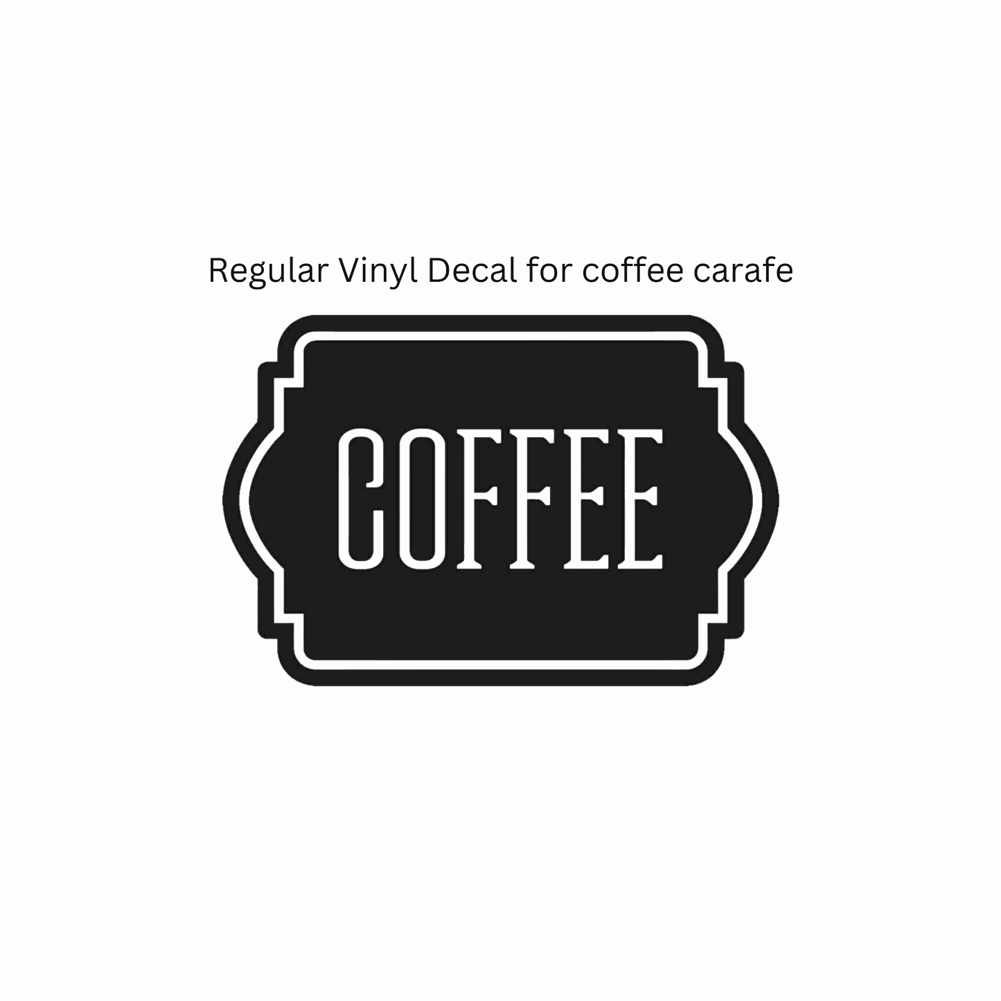 Coffee Decal