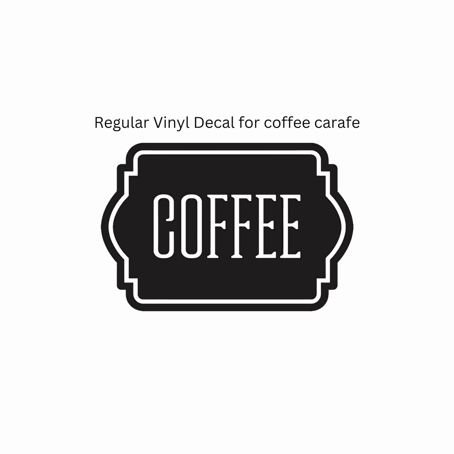 Coffee Decal