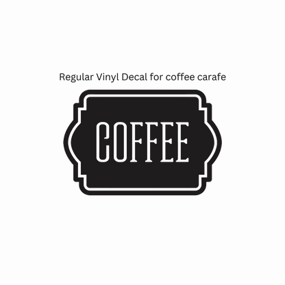 Coffee Decal