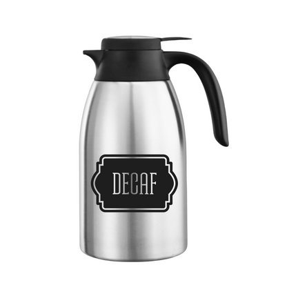 Decaf Coffee Decal