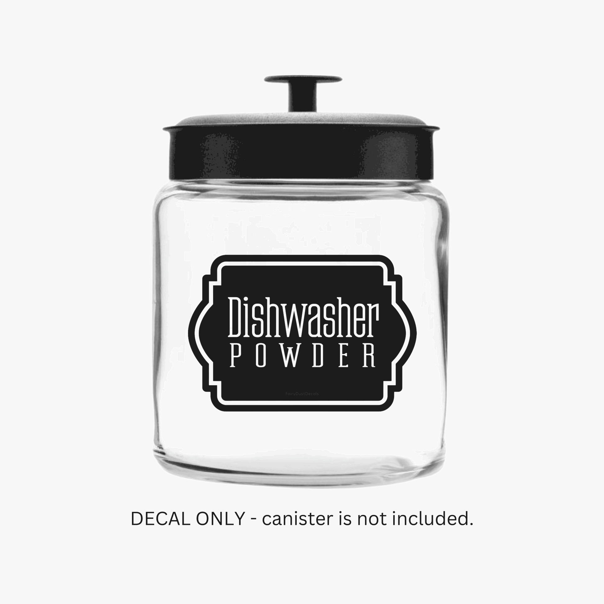 Dishwasher Powder Decal