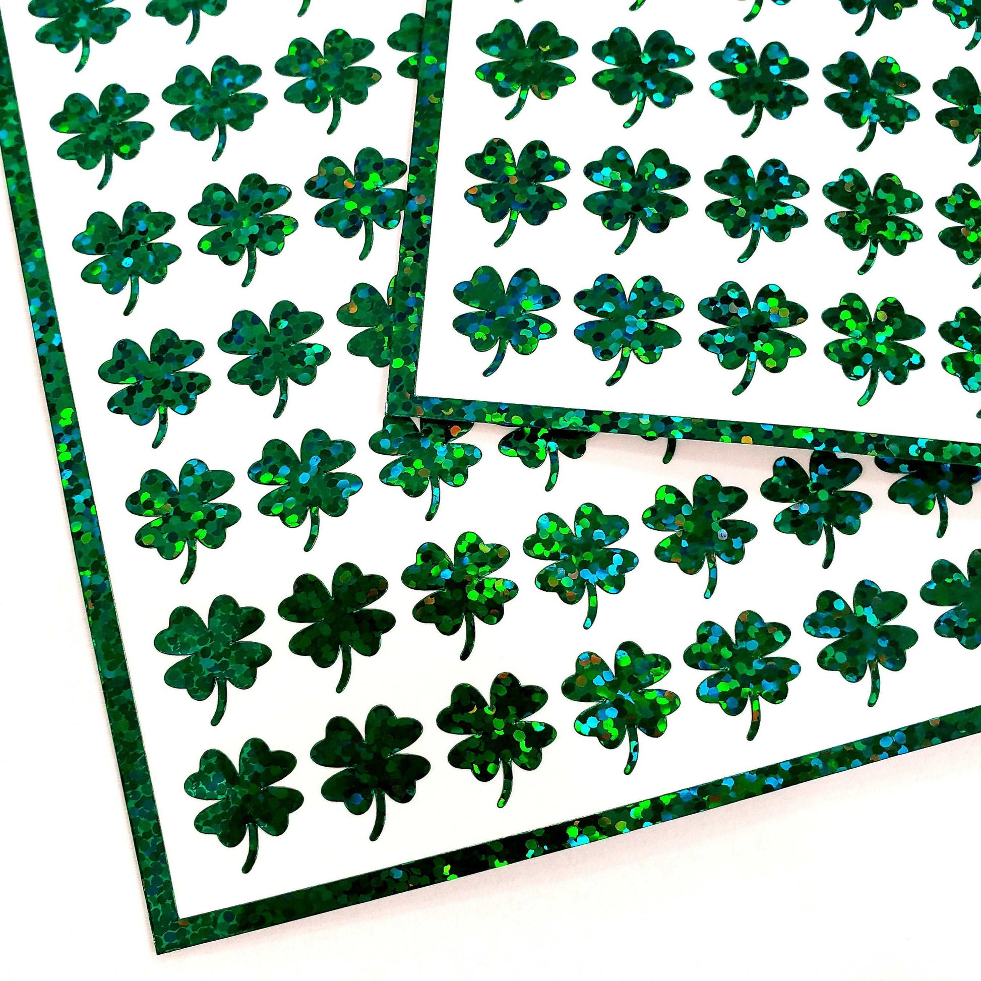 St. Patrick's Day Lucky Clover Stickers, set of 104.