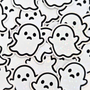 Spooky Ghosts Die Cut Sticker Set for Halloween