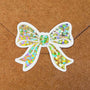 Gold Bow Stickers, set of 20