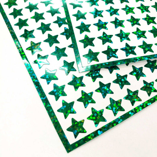 Green Stars Sticker Sheet