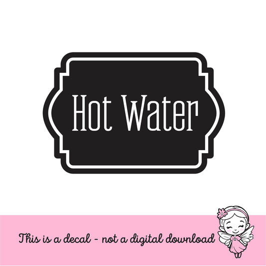 Hot Water Decal