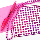 pink star stickers