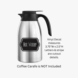 Hot Water Decal