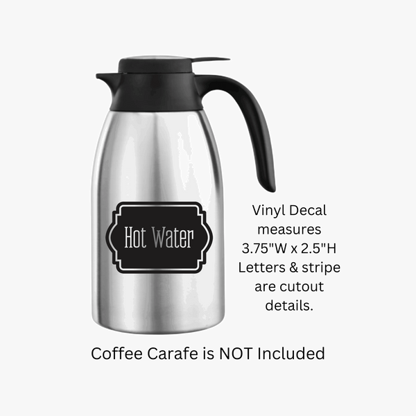 Hot Water Decal