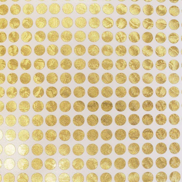 Gold Dot Stickers, set of 150 or 400 gold metallic dot decals, vinyl planner stickers, waterproof gloss gold circles, wedding meal choice