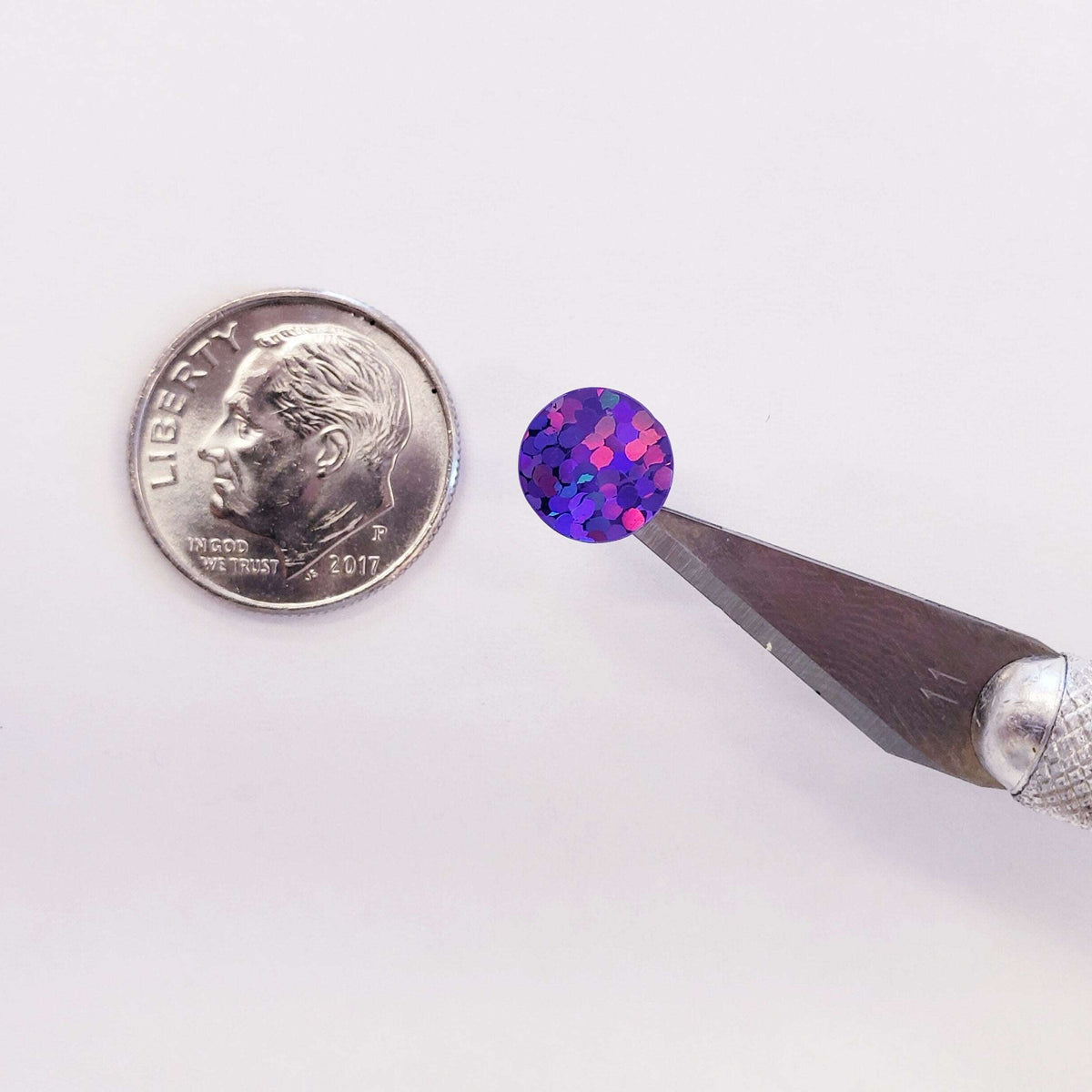 Purple Dots Stickers