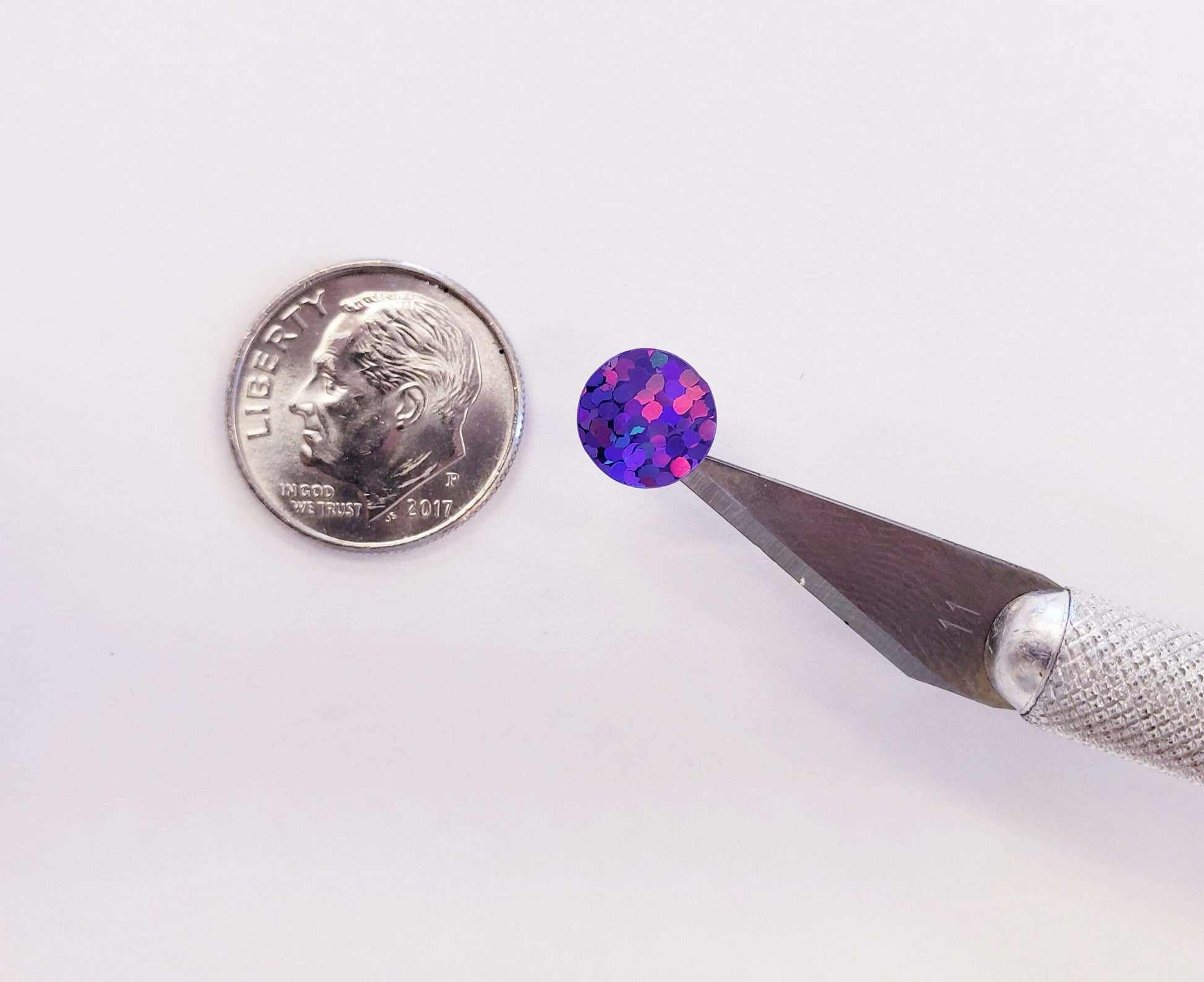 Purple Dots Stickers