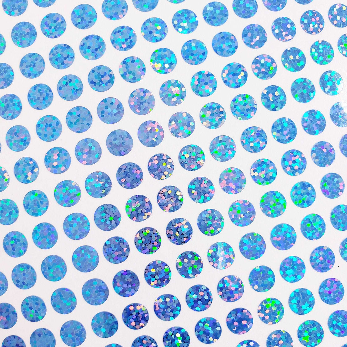 Light Blue Dots Sticker Sheet