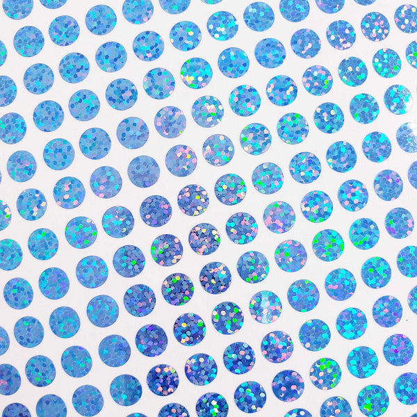 Light Blue Dots Sticker Sheet