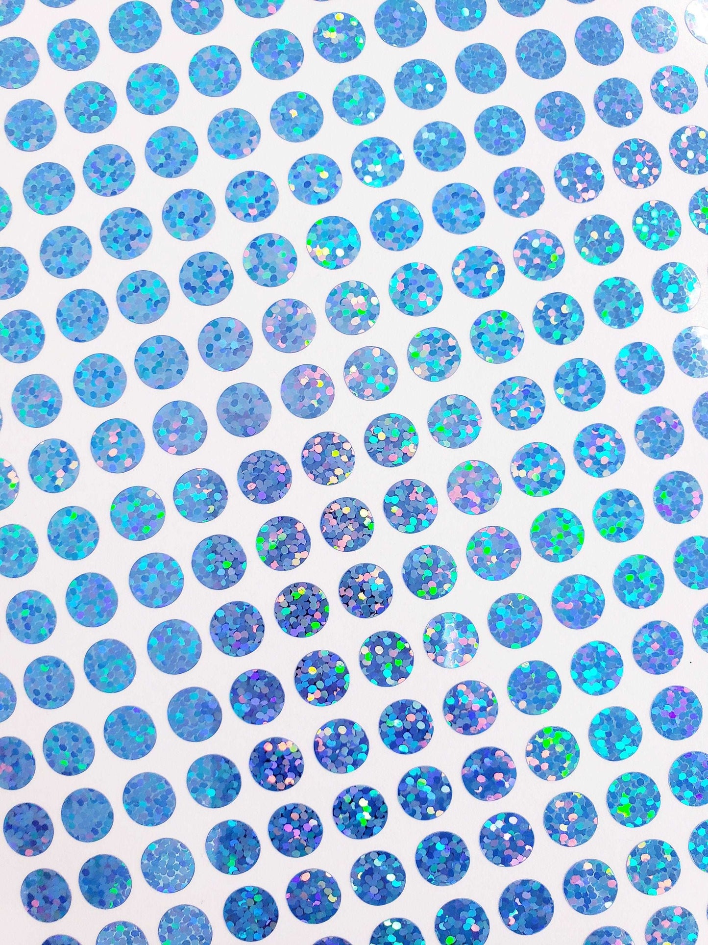 Light Blue Dots Sticker Sheet