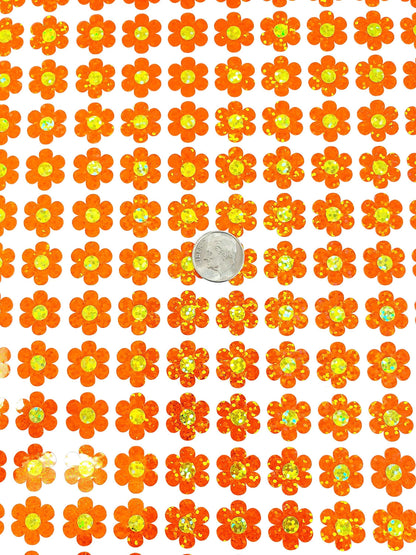 Orange Daisy Sticker Set