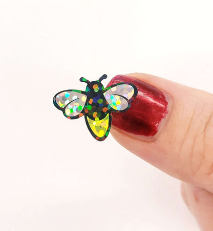 Firefly Stickers, set of 35 lightening bug stickers, sparkling firefly vinyl stickers for mason jars, envelopes, journals and crafts