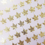Gold Maple Leaf Stickers