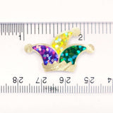 Mardi Gras Jester Hat Stickers