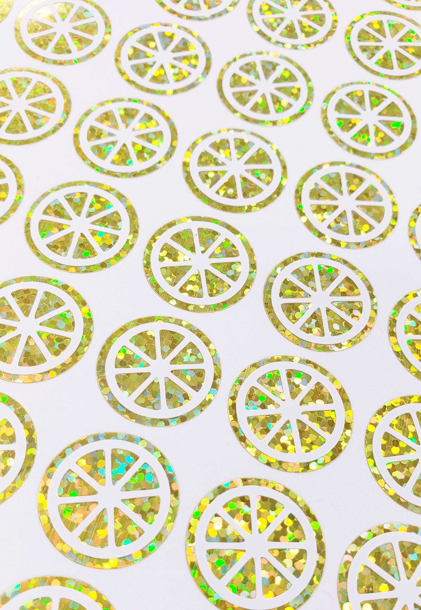 Sparkly Lemon Stickers