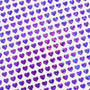 Heart Stickers, set of 640 extra small purple glitter heart stickers for bullet journals, notebooks, toploader card sleeves and planners.