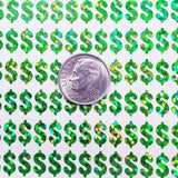 Dollar Sign Money Stickers for household budgets, financial planning, notebooks and journals. Set of 350 extra small dollar stickers pay day