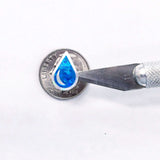 Blue Rain Drop Stickers