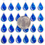 Dark Blue Water Drop Stickers