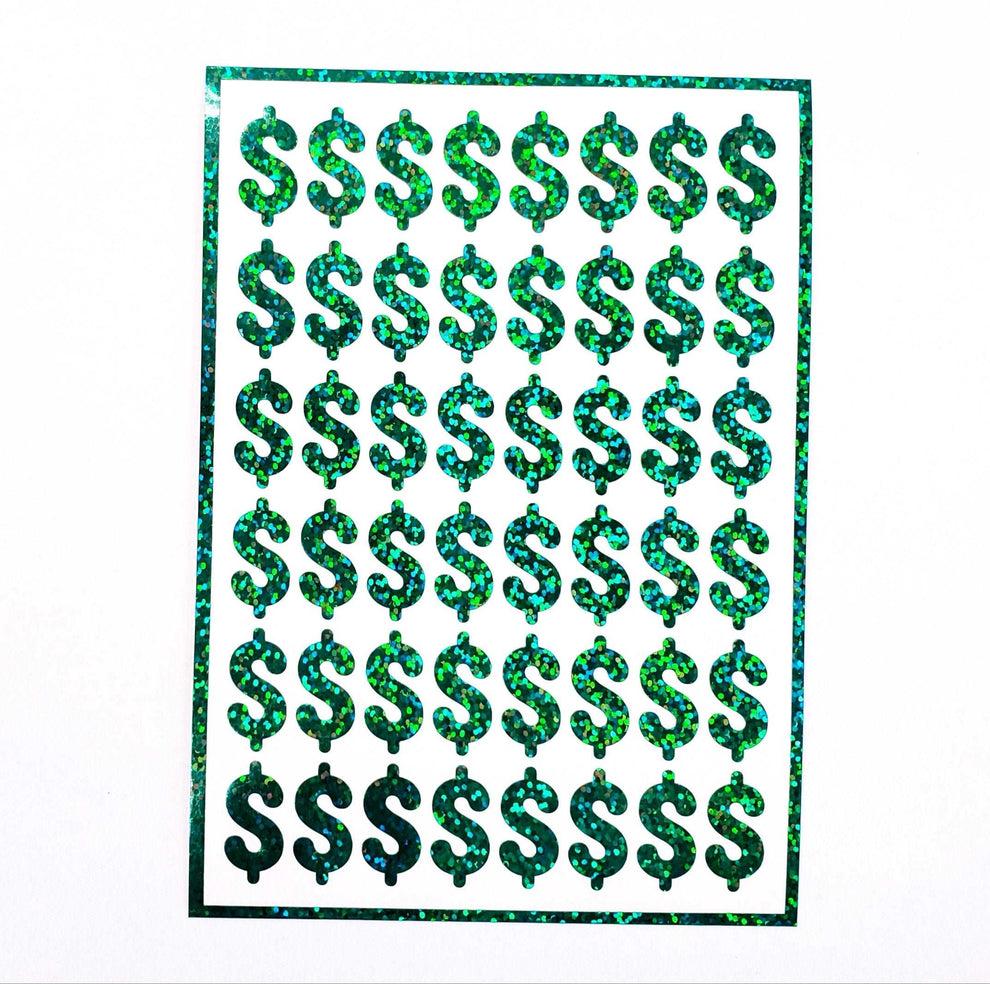 Sticker Dola Dollar Sign Money Stickers – Fairy Dust Decals