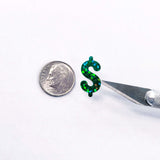 Dollar Sign Money Stickers for household budgets, financial planning and cash stuffing envelopes. Set of 88 small green glitter dollar signs