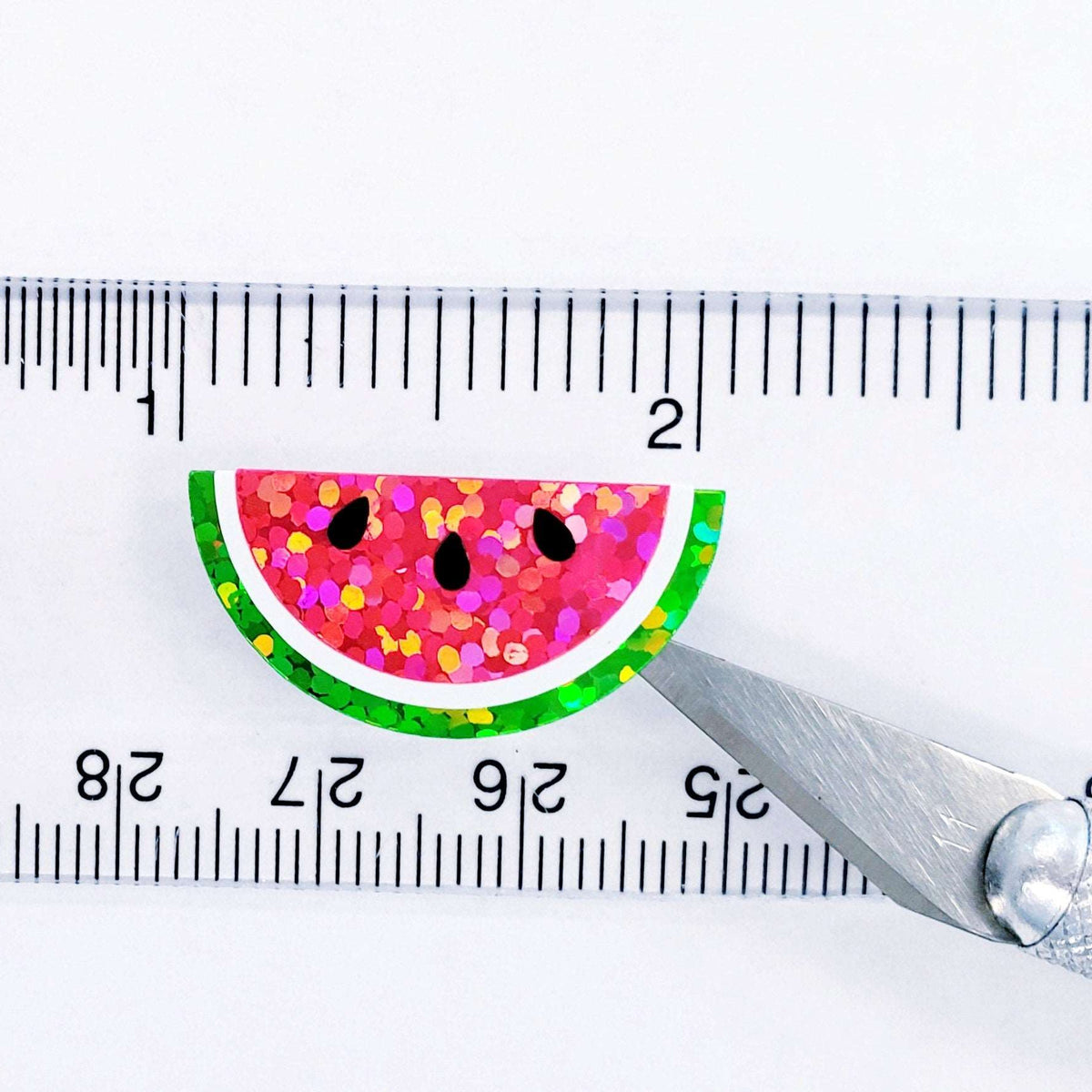 Watermelon Stickers. Sparkly summer fruit vinyl decals.