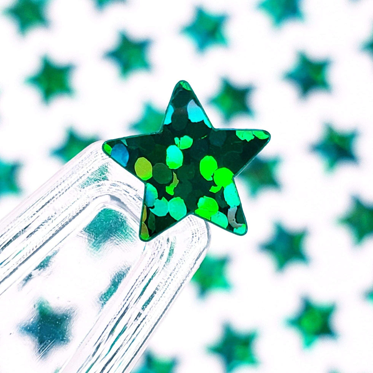 Green Stars Sticker Sheet