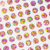Small Light Pink Dots Sticker Sheet, set of 368 pink glitter dot stickers for planners, goal charts, favors, journals, notecards and crafts