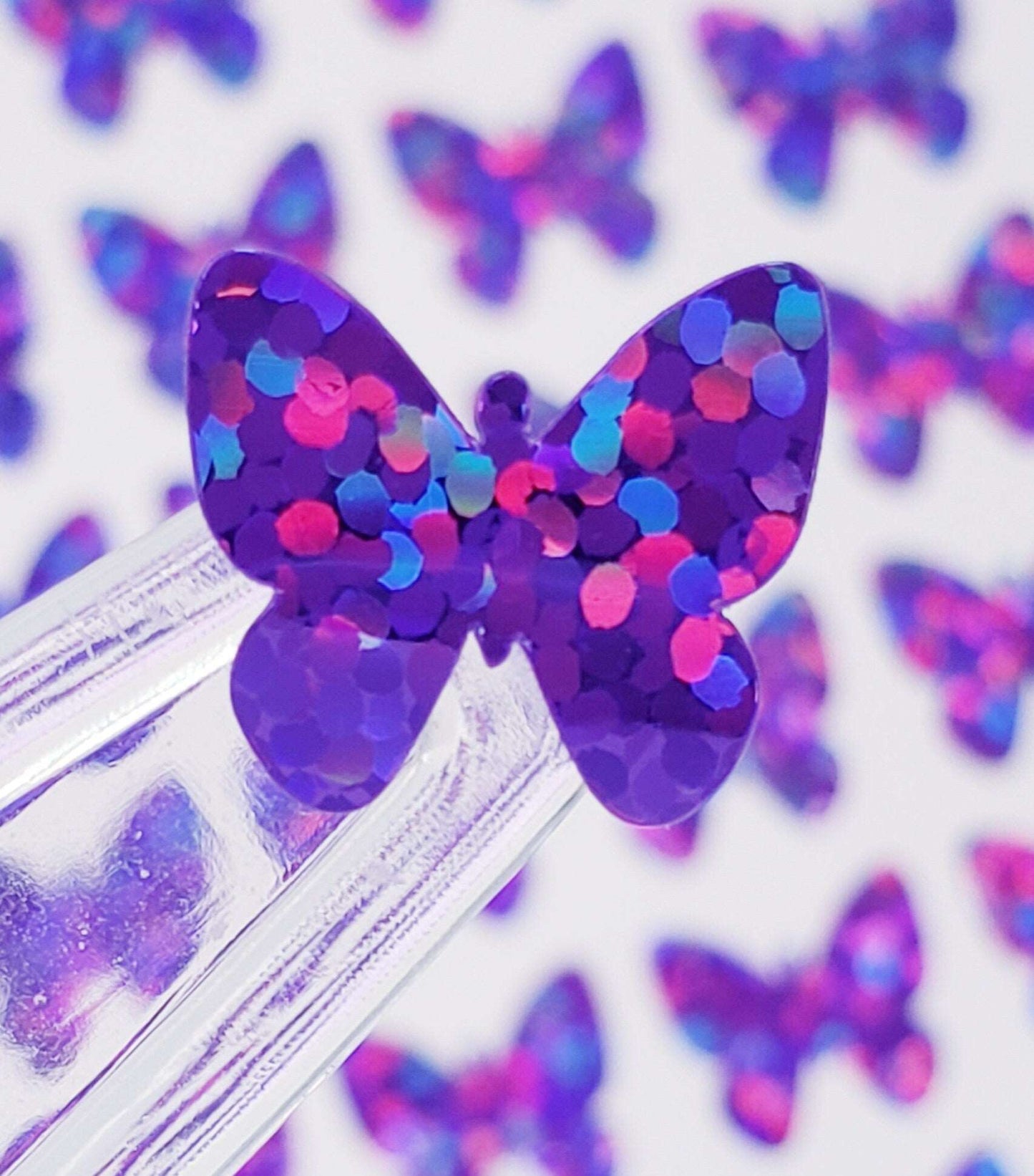 Purple Butterfly Stickers