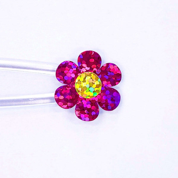 Pink Daisy Sticker Set