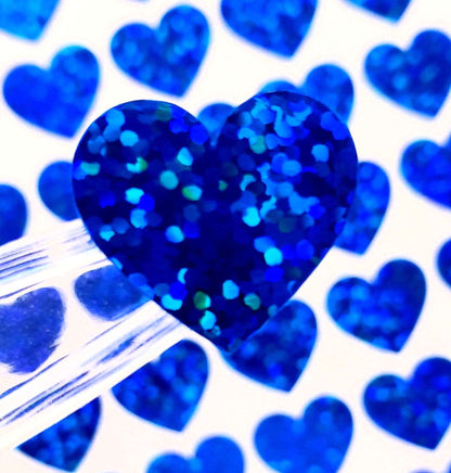 Blue Hearts Stickers